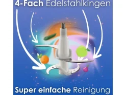 Best STEINBORG SB-2640 Zerkleinerer mit Glasbehälter Elektrisch 1,8L 500 Watt
