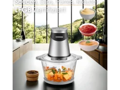 Best STEINBORG SB-2640 Zerkleinerer mit Glasbehälter Elektrisch 1,8L 500 Watt