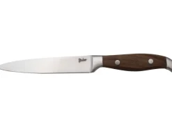Steuber Küchenhelfer<Gemüsemesser Walnuss