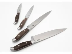 Steuber Küchenhelfer<Gemüsemesser Walnuss