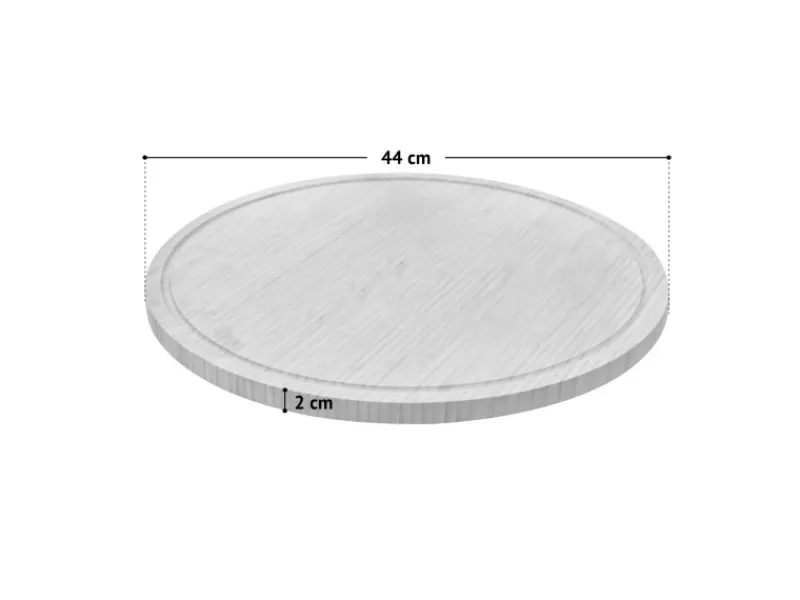 Sale Luigi 2er Bambustablett Schneidebrett Küchenbrett Servierplatte Saftrille Schneidebretter|Geschirr