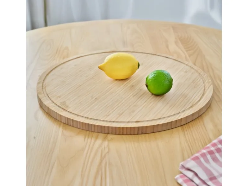 Sale Luigi 2er Bambustablett Schneidebrett Küchenbrett Servierplatte Saftrille Schneidebretter|Geschirr
