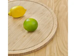 Sale Luigi 2er Bambustablett Schneidebrett Küchenbrett Servierplatte Saftrille Schneidebretter|Geschirr