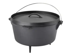 Clearance TAINO Dutch Oven Gusseisen 8L Set Deckelheber Ständer Zubehör Cast Iron