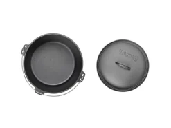 Clearance TAINO Dutch Oven Gusseisen 8L Set Deckelheber Ständer Zubehör Cast Iron
