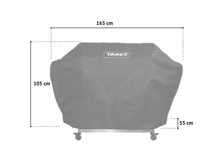 TAINO Schneidebretter<Platinum Yamara Dark 6+2 Gasgrill Set Mit Haube Stahl 6 Brenner Sear-Burner Backburner