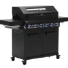 TAINO Schneidebretter<Platinum Yamara Dark 6+2 Gasgrill Stahl 6 Brenner Sear-Burner Backburner