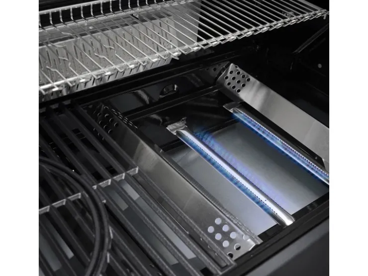 TAINO Schneidebretter<Platinum Yamara Dark 6+2 Gasgrill Stahl 6 Brenner Sear-Burner Backburner