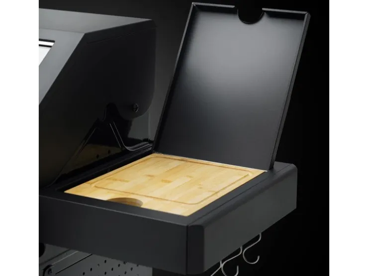 TAINO Schneidebretter<Platinum Yamara Dark 6+2 Gasgrill Stahl 6 Brenner Sear-Burner Backburner