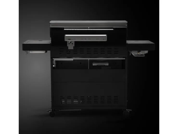 TAINO Schneidebretter<Platinum Yamara Dark 6+2 Gasgrill Stahl 6 Brenner Sear-Burner Backburner