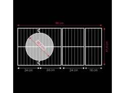 TAINO Schneidebretter<Platinum Yamara Dark 6+2 Gasgrill Stahl 6 Brenner Sear-Burner Backburner