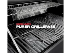 TAINO Schneidebretter<Platinum Yamara Dark 4+2 Gasgrill Stahl 4 Brenner Sear-Burner Backburner