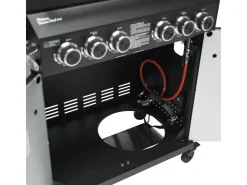 Outlet TAINO Platinum Yamara Dark 4+2 Set Mit Haube Gasgrill Stahl 4 Brenner Sear-Burner Backburner
