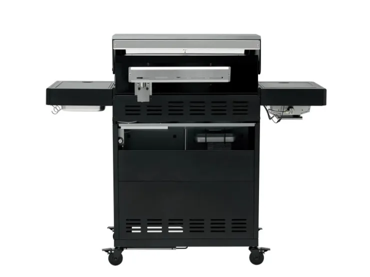 Outlet TAINO Platinum Yamara Dark 4+2 Set Mit Haube Gasgrill Stahl 4 Brenner Sear-Burner Backburner