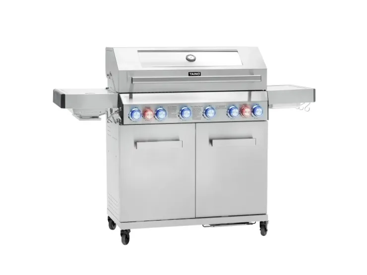 TAINO Schneidebretter<Platinum Yamara 6+2 Gasgrill Edelstahl 6 Brenner Sear-Burner Backburner