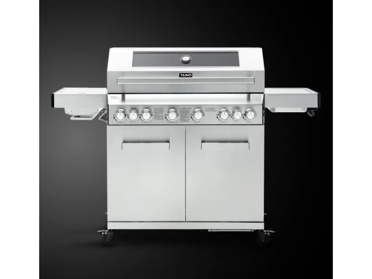 TAINO Schneidebretter<Platinum Yamara 6+2 Gasgrill Edelstahl 6 Brenner Sear-Burner Backburner