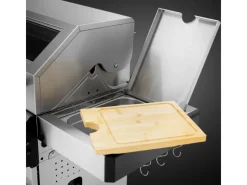 Platinum Yamara 4+2 Gasgrill Edelstahl 4 Brenner Sear-Burner Backburner Schneidebretter