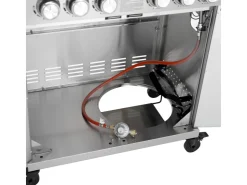 New TAINO Platinum Yamara 4+2 Gasgrill Set mit Haube Edelstahl 4 Brenner Sear-Burner Backburner