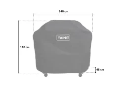 New TAINO Platinum Yamara 4+2 Gasgrill Set mit Haube Edelstahl 4 Brenner Sear-Burner Backburner