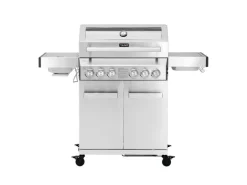 New TAINO Platinum Yamara 4+2 Gasgrill Set mit Haube Edelstahl 4 Brenner Sear-Burner Backburner
