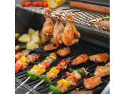 Platinum Yamara 6+2 Set Mit Haube Gasgrill Edelstahl 6 Brenner Sear-Burner Backburner Schneidebretter
