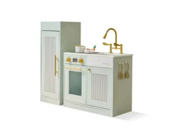Sale Teamson Kids Little Chef Chester Kinderküche in Grün mit Zubehör für Spaß