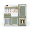 Sale Teamson Kids Little Chef Versailles Deluxe Spielküche mit Zubehör Olivgrün