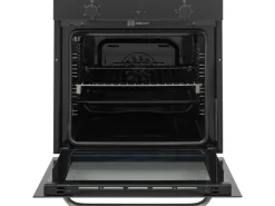 Telefunken Kochfelder<Backofen Einbaubackofen Autark 78 Liter Hot Air Shield 60 cm Einbau Ofen Ohne Kochfeld Schwarz
