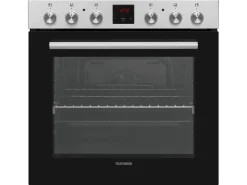 Best Einbauherd-Set Backofen mit Glaskeramik-Kochfeld 4 Zonen Teleskopauszug 78 Liter B-HS-75-C-I Kochfelder