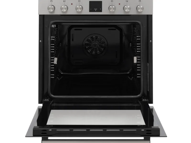 Best Einbauherd-Set Backofen mit Glaskeramik-Kochfeld 4 Zonen Teleskopauszug 78 Liter B-HS-75-C-I Kochfelder