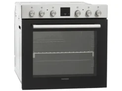 Sale Telefunken Einbauherd-Set Backofen mit Induktionskochfeld 4 Zonen Teleskopauszug 78 Liter B-HS-75-I-I