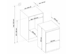 Online Telefunken Einbaukühlschrank 126L ohne Gefrierfach 88cm Nische Schlepptür EK88S134E
