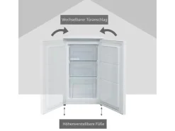 Hot Telefunken Gefrierschrank 63L Nutzinhalt Tiefkühlschrank 4Sterne Höhe 82,1cm Breite 48cm CF-34-101-W