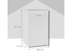 Hot Telefunken Gefrierschrank 63L Nutzinhalt Tiefkühlschrank 4Sterne Höhe 82,1cm Breite 48cm CF-34-101-W