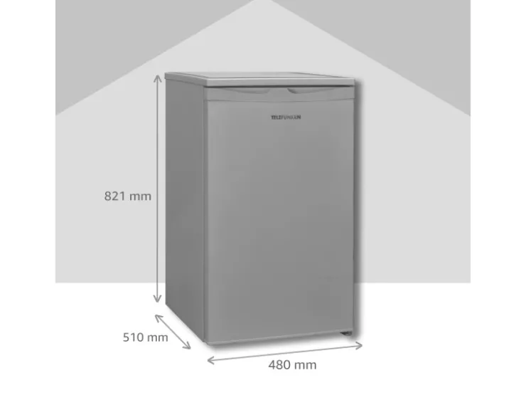 Hot Telefunken Gefrierschrank 63L Nutzinhalt Tiefkühlschrank 4Sterne Höhe 82,1cm Breite 48cm CF-34-101-S