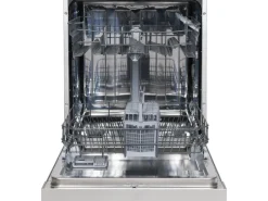 Geschirrspüler Unterbau 60 cm Spülmaschine Silber 12 Maßgedecke 6 Programme AquaStop 45 dB GEU6012DI Geschirrspüler