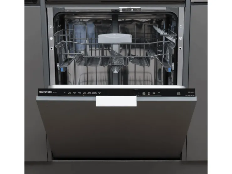 Telefunken Geschirrspüler<Geschirrspüler vollintegriert Einbauspülmaschine 60 cm 12 Maßgedecke 9 Programme AquaStop G-EV-6014-C