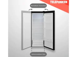 Online Telefunken Kühlschrank 255 Liter Freistehend mit Gemüsefach ohne Gefrierfach LED-Beleuchtung KTFK265EDI
