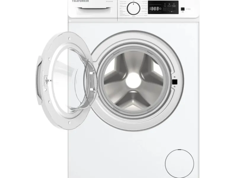 Online Waschmaschine 7kg Frontlader 1400 U/Min. Inverter Motor AquaStop Schontrommel W714AS1W Weiß Waschmaschinen