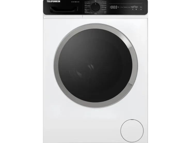 Telefunken Waschmaschinen<Waschmaschine 10kg 1400 U/Min. Dampffunktion Auto-Dosierung Inverter Motor AquaStop W-10-1400-A-W