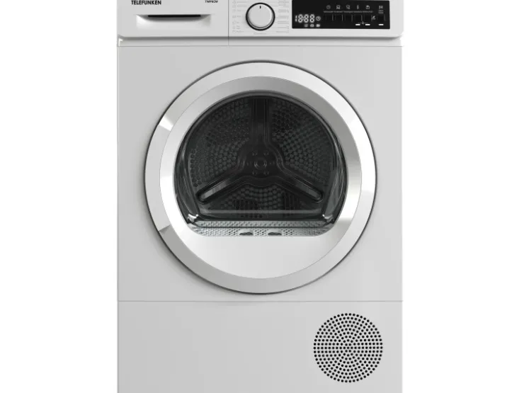 Online Telefunken Wärmepumpentrockner für 8 kg Wäsche Trockner Frontlader Wäschetrockner mit Knitterschutz Leise TWP8CW