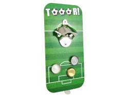 Tifler Magnetischer Flaschenöffner Fußball Tor Mit Kronkorkenfänger