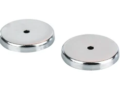 Tifler Kühlschränke<Rundmagnet Mit Chromblende Ø 31 mm Bis 2 kg 2 Stück