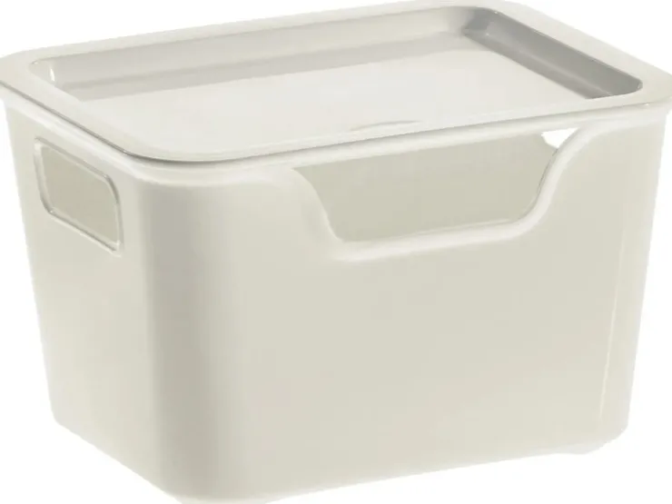 Tontarelli Vorratsdosen|Vorratsbehälter<Organizer-Box Bella L 11,2 cm x 17,9 cm x 13,9 cm Weiß