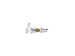 Hot Trecorngriff mit Oberteil 16,7 mm (G 3/8) Rot