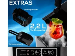 Clearance Tronitechnik Eiswürfelmaschine Ice Maker Eiswürfelbereiter Silber Edelstahl