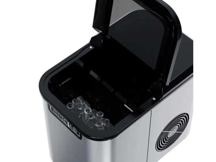 Clearance Tronitechnik Eiswürfelmaschine Ice Maker Eiswürfelbereiter Silber Edelstahl