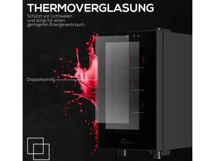 Tronitechnik Kühlschränke<Weinkühlschrank Marseille Getränkekühlschrank 23 Liter 8 Flaschen