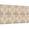 Tulup Wandpaneel Steinstruktur Wandverkleidung Paneel 100x50 cm PVC Wandpaneel Dekorpaneel Küchenrückwände
