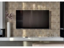 Tulup Wandpaneel Steinstruktur Wandverkleidung Paneel 100x50 cm PVC Wandpaneel Dekorpaneel Küchenrückwände